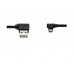 Кабель USB-USB Type C угловой KS-is (KS-357B) 1м