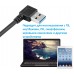 Купить угловой USB 3.0 кабель адаптер Male в Female KS-is (KS-402)