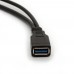 Купить USB 3.0 кабель адаптер Female в Male с питанием KS-is (KS-447)