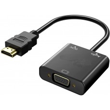 Купить переходник HDMI M в VGA F с аудио KS-is (KS-426)