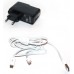 Зарядное ус-во (с кабелями) microUSB/Apple Ligtning для цифр техники 2А от сети KS-is Jich (KS-206)